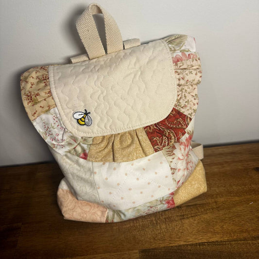 Quilted child's backpack